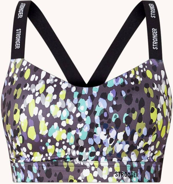 STRONGER Focus sport bh met high support en print