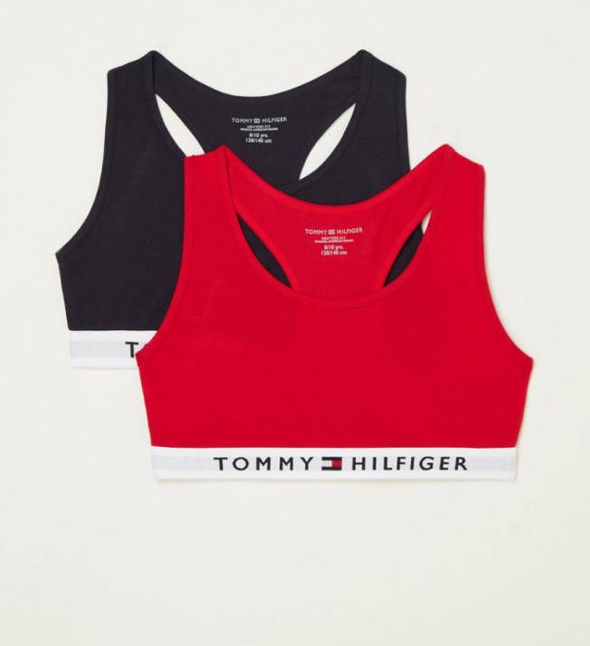 Tommy Hilfiger Underwear Bustier gemaakt van biologisch katoen(set, 2 delig, Set van 2 )