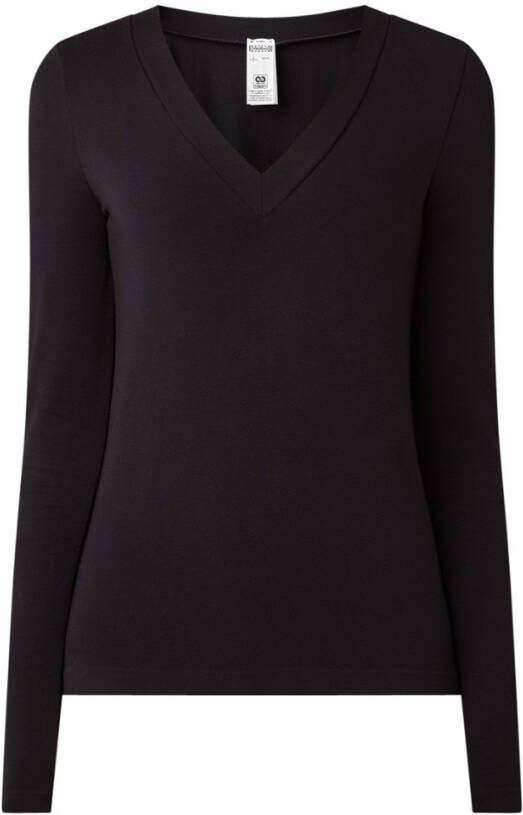 Wolford Aurora longsleeve met V hals