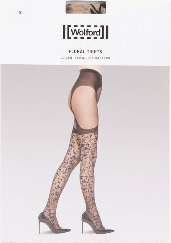 Wolford Floral panty in 20 denier