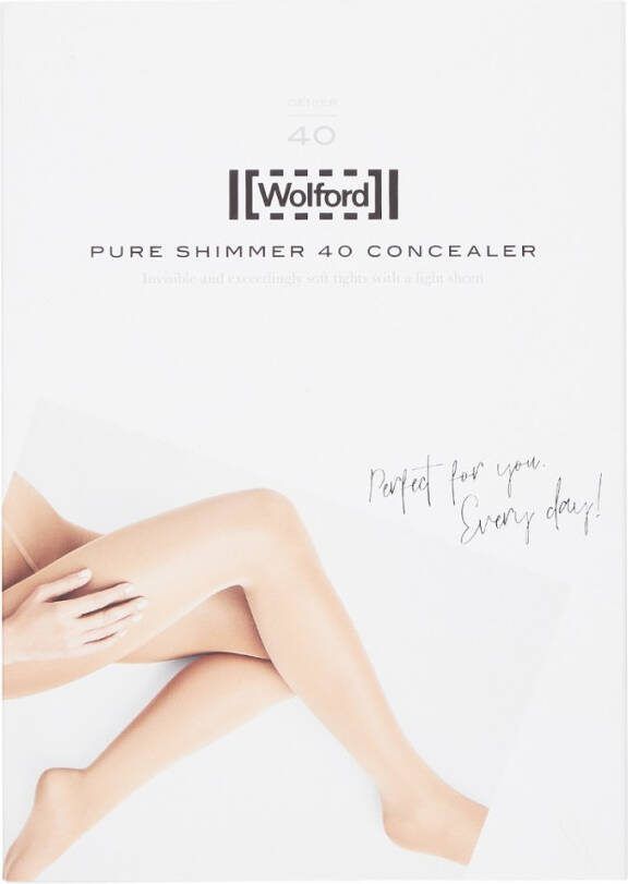 Wolford Pure Shimmer Concealer panty in 40 denier