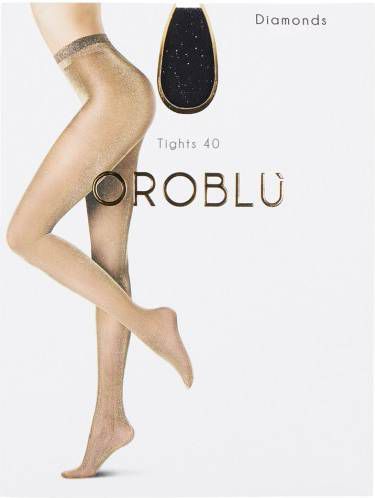 Oroblu zilver lurex panty Diamonds component 40 or 2140438 zilver