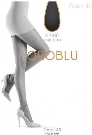 Oroblu Plaisir panty in 40 denier nearly black