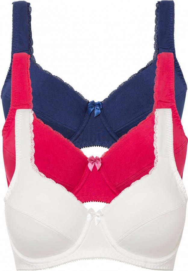 bonprix Beugel bh(set van 3)met katoen