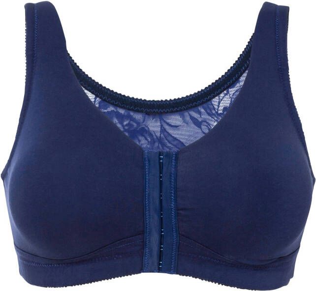 bonprix Bh zonder beugels met sluiting voorop en katoen