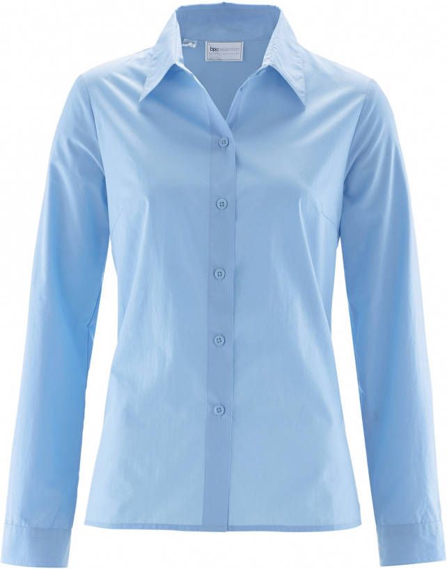 bpc selection Blouse, lichtblauw, 65% polyester, 35% katoen