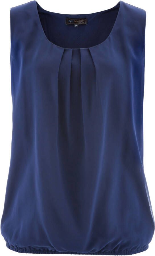bpc selection Blousetop, donkerblauw, 100% polyester