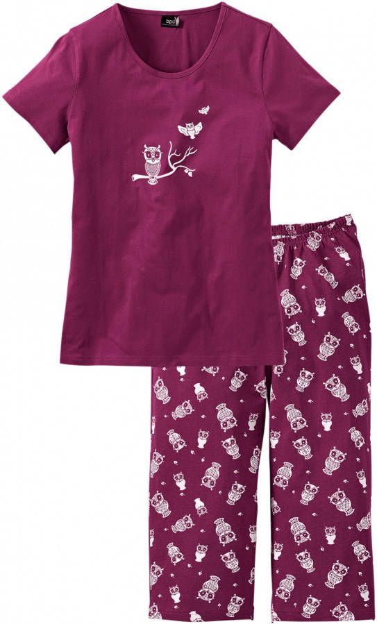 bonprix Capri pyjama met korte mouwen(2 dlg. )