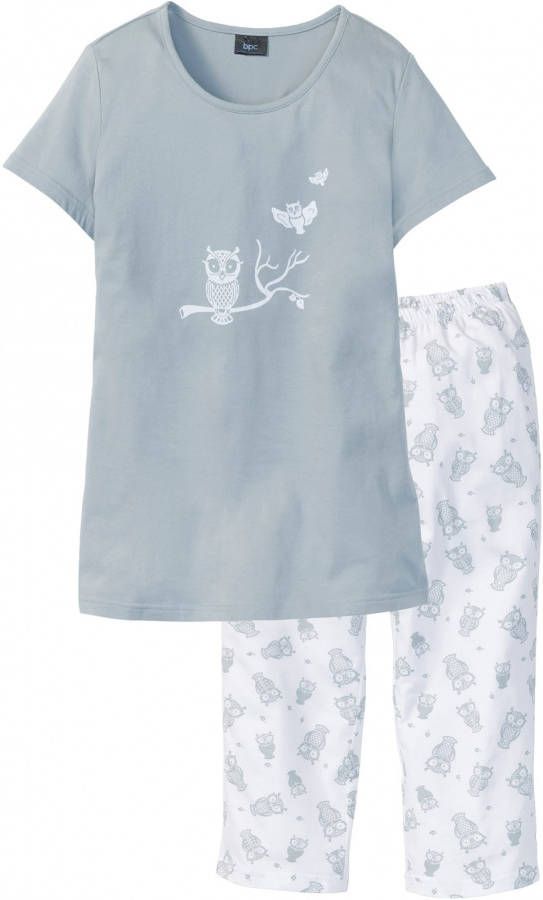 bonprix Capri pyjama met korte mouwen(2 dlg. )