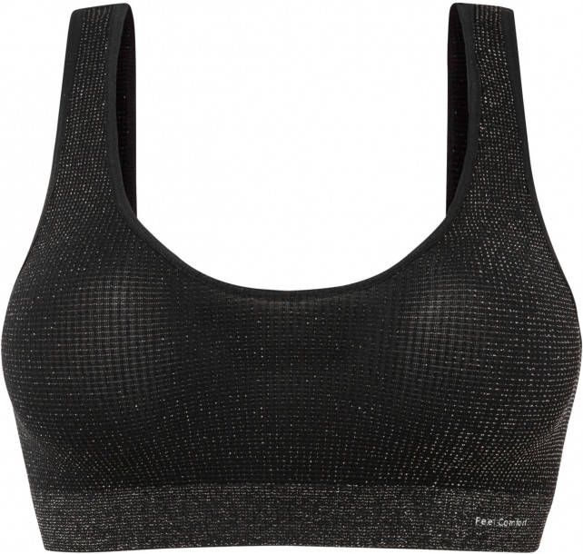 bonprix Feel Comfort naadloze bralette met glitter