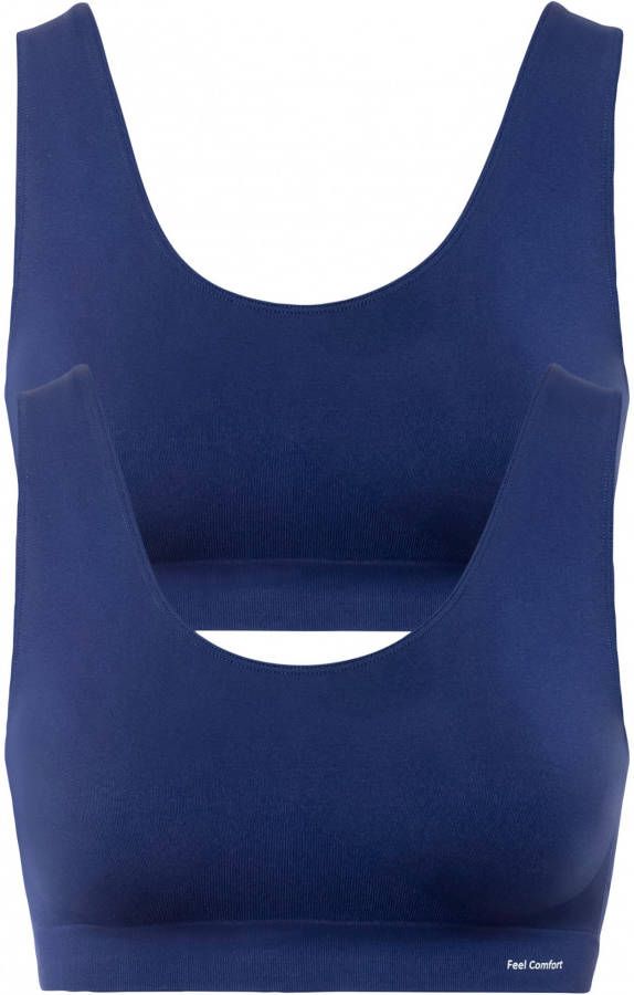 bonprix Feel Comfort naadloze bralette(set van 2 )