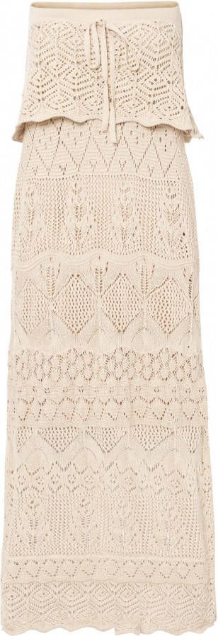 bonprix Gebreide strapless jurk