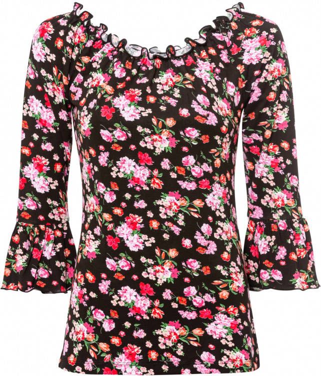 bonprix Gedessineerd carmen shirt