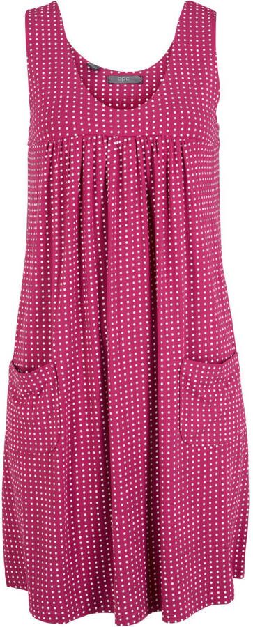bonprix Korte jersey jurk met zakken van viscose