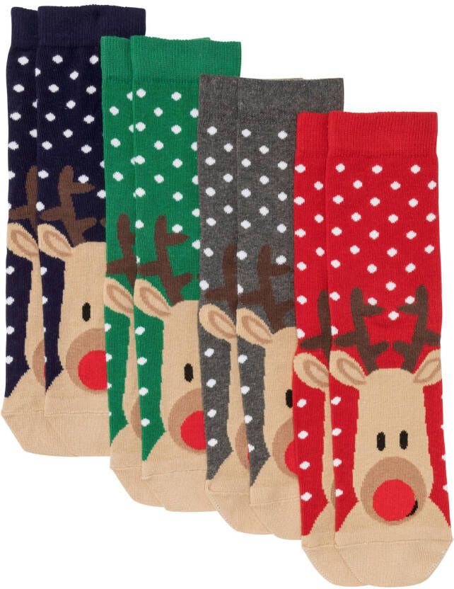 bonprix Kerstsokken(4 paar )