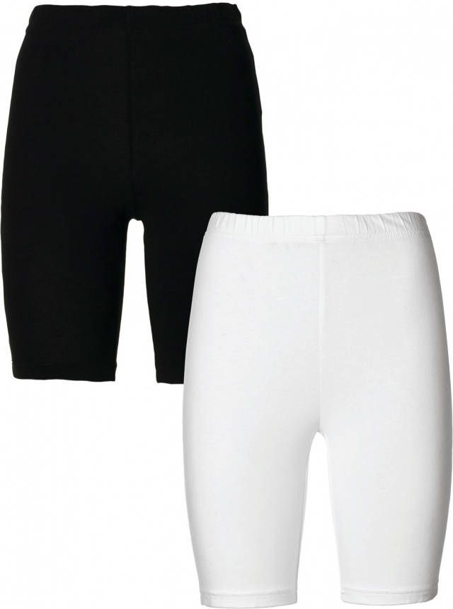 bonprix Korte legging met stretch(set van 2 )