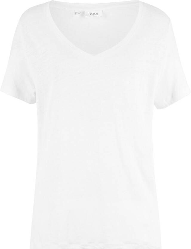 bpc bonprix collection Los shirt van 100% linnen, wit, 100% linnen