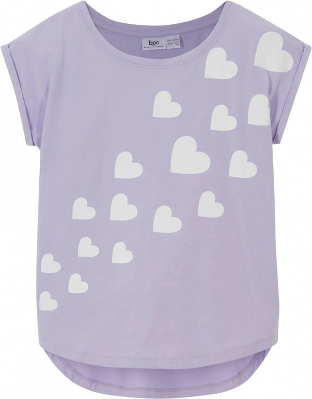 bonprix Meisjes T shirt met biologisch katoen