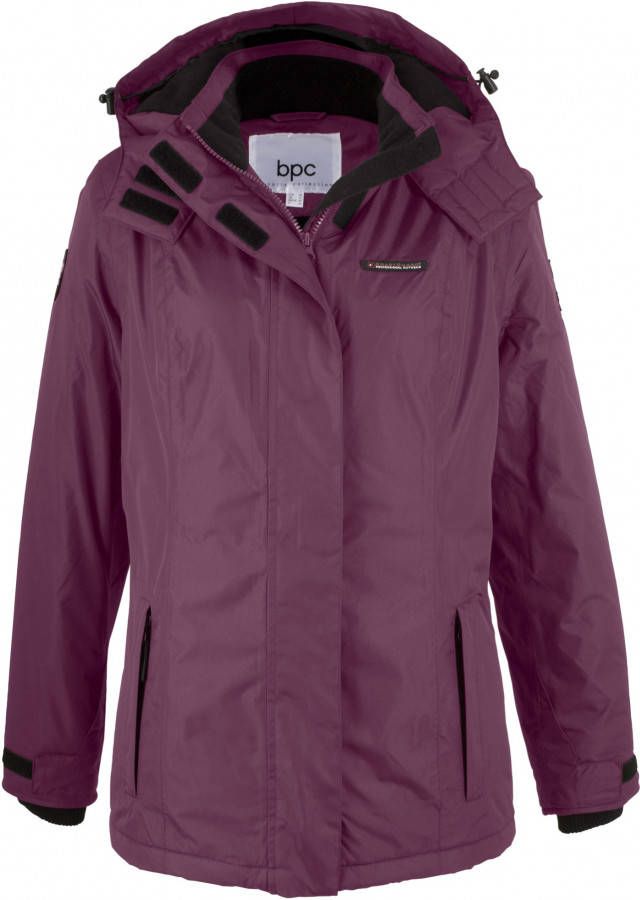 bpc bonprix collection Outdoor jas met afneembare capuchon, vlierbes