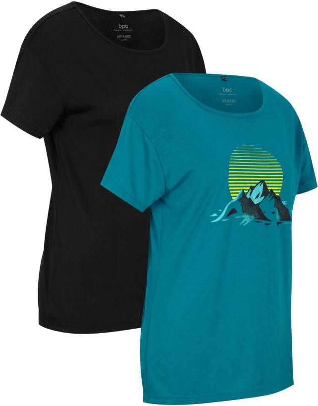 bonprix Outdoor T shirt(set van 2 ), korte mouw