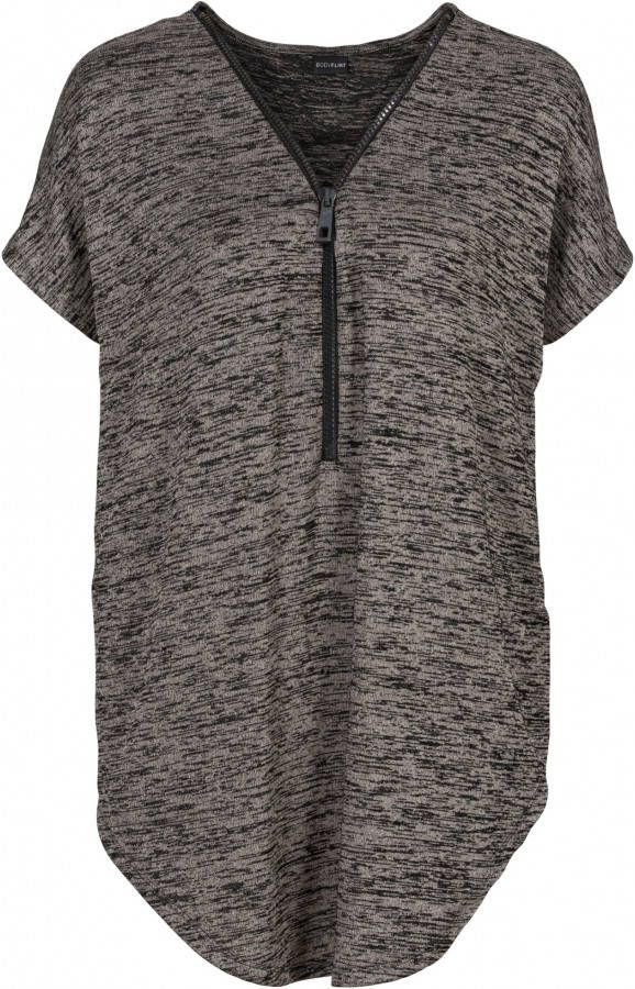 bonprix Oversized shirt met ritssluiting