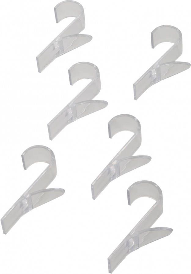 bpc living bonprix collection Radiatorhaakjes (6-dlg. set), transparant, kunststof