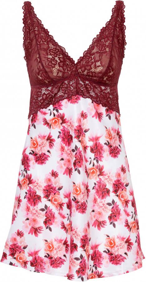 bonprix Satijnen slipdress van soepele stof