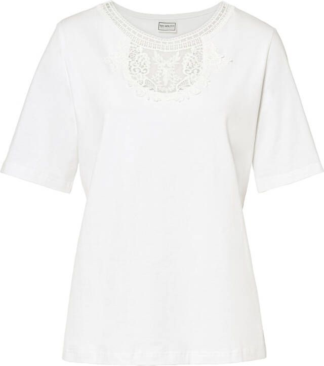 bonprix Shirt met kant
