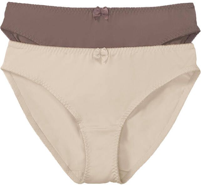 bonprix Slip van glanzend materiaal(set van 2 )