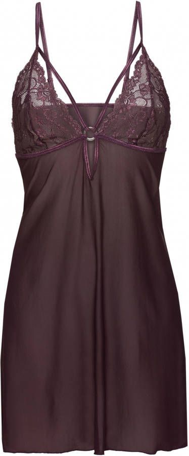 VENUS Slipdress, vlierbes, 90% polyamide, 10% elastan