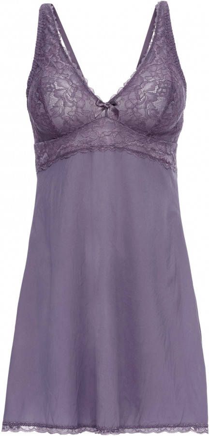 BODYFLIRT Slipdress, grijs, 100% polyester