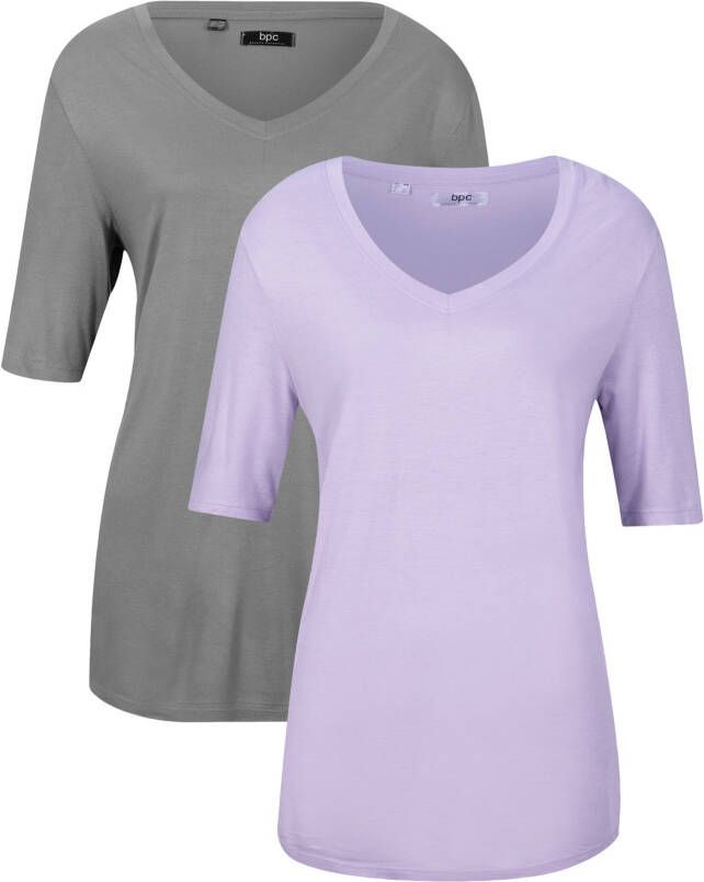 bonprix Viscose T shirt(set van 2 )