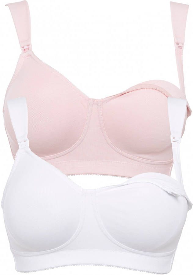 bonprix Voedingsbh zonder beugels(set van 2)met biologisch katoen