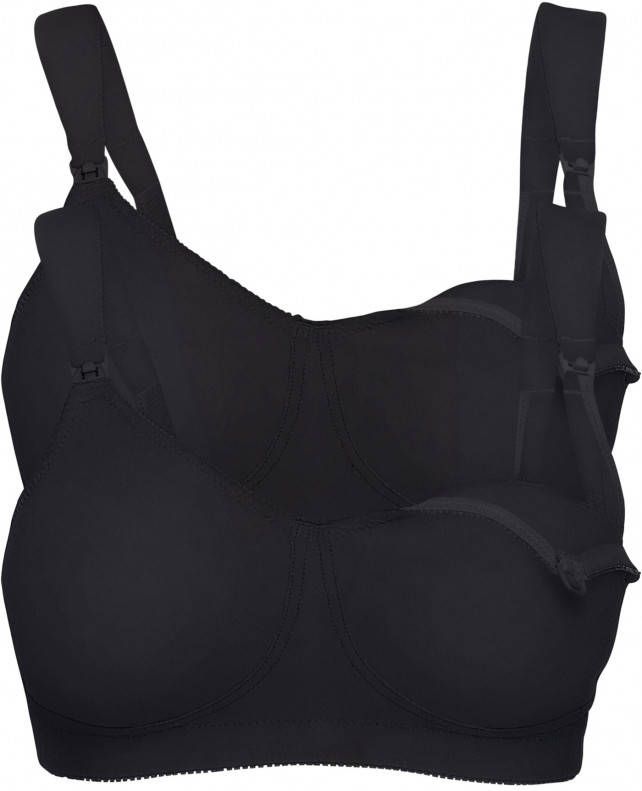 bonprix Voedingsbh zonder beugels(set van 2)met biologisch katoen