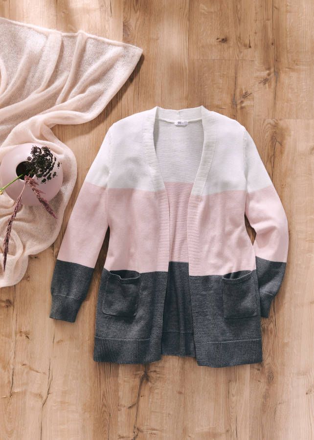 bonprix Wijd vest, lange mouw