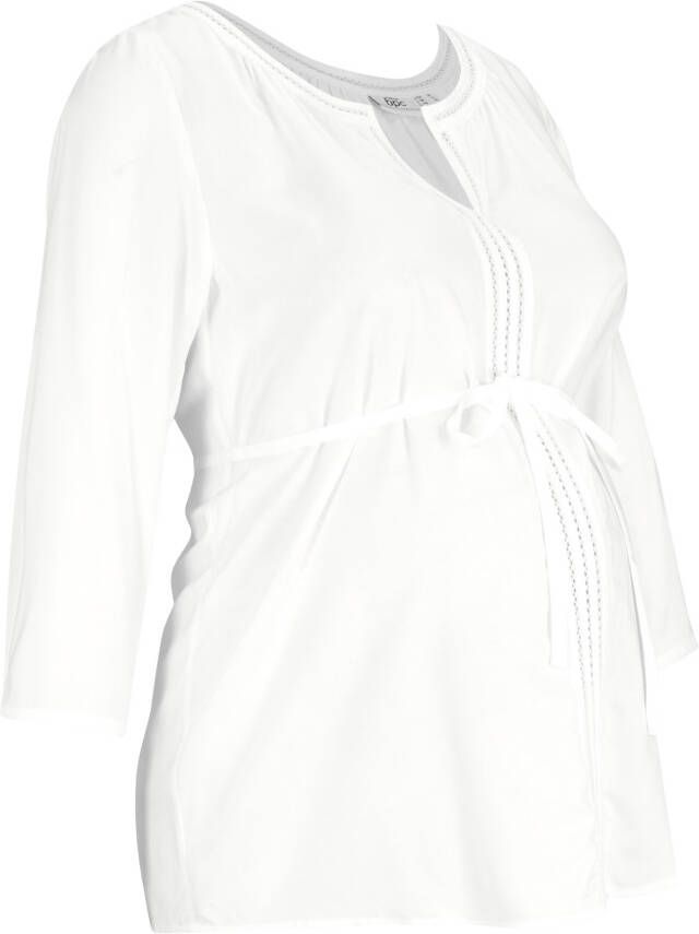 bonprix Zwangerschapsblouse met borderie anglaise