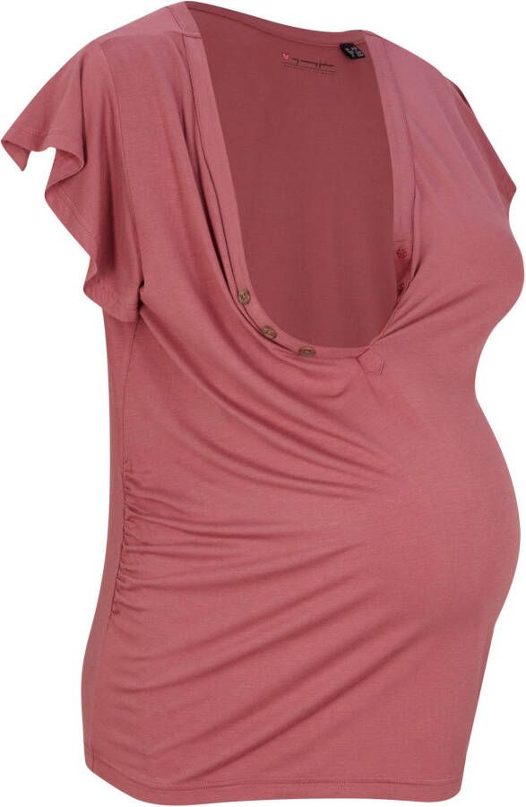 bonprix Zwangerschapsshirt/voedingsshirt met viscose
