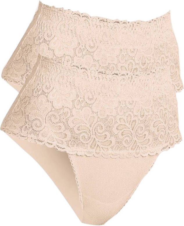 bpc bonprix collection Nice Size Corrigerende slip (set van 2) level 2, nude