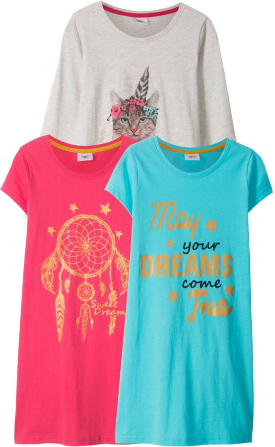 bonprix Nachthemd(set van 3 )