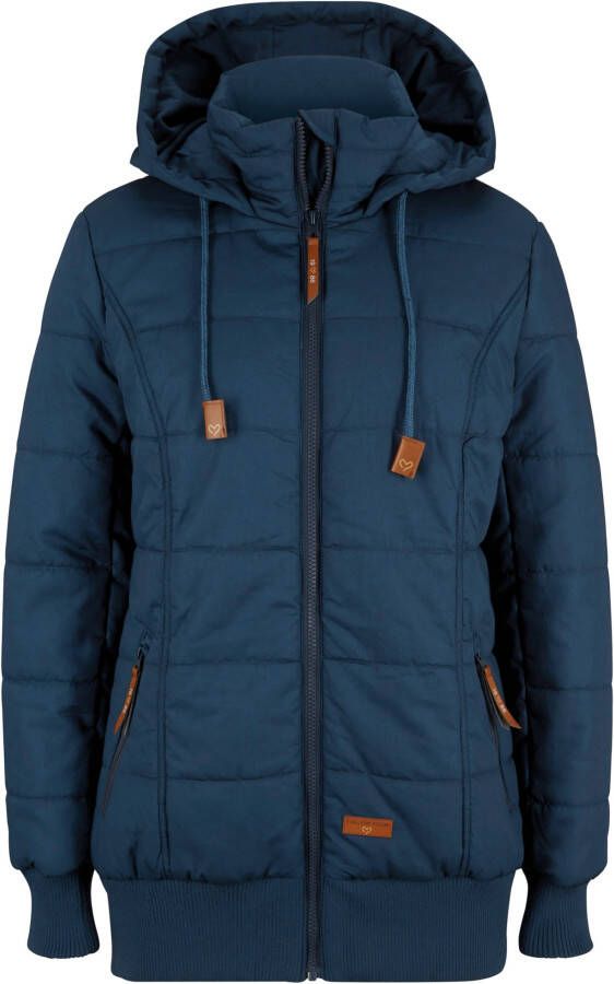 bonprix Outdoor jas met imitatieleren details