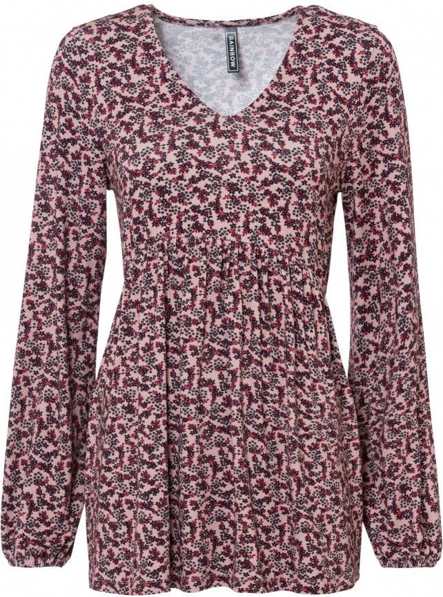 bonprix Shirt met bloemenprint