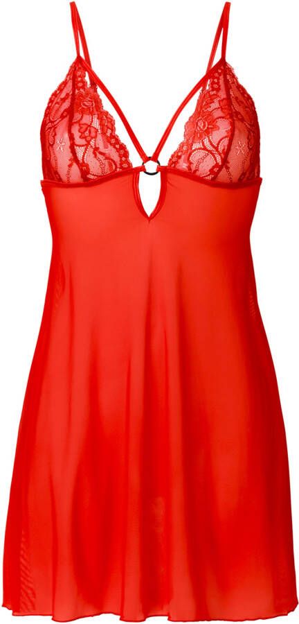 VENUS Slipdress, rood, 90% polyamide, 10% elastan