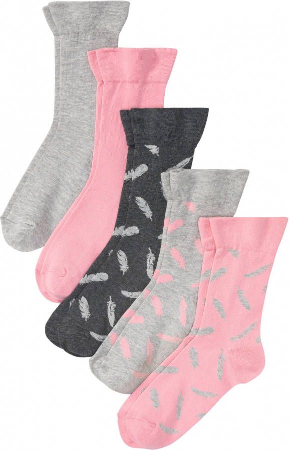 bonprix Sokken(5 paar)met niet knellend boordje