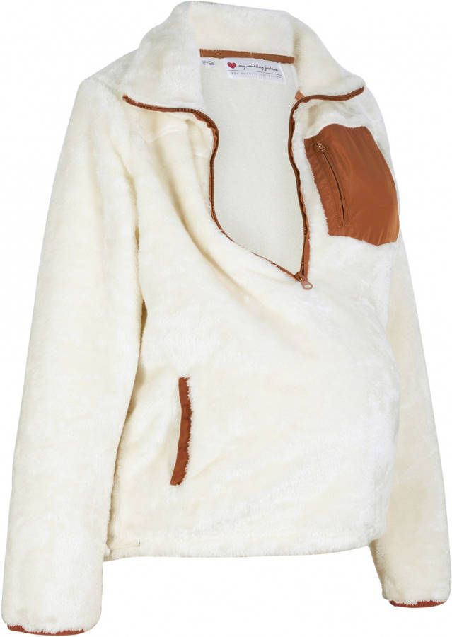 bonprix Teddy zwangerschapssweater/voedingssweater