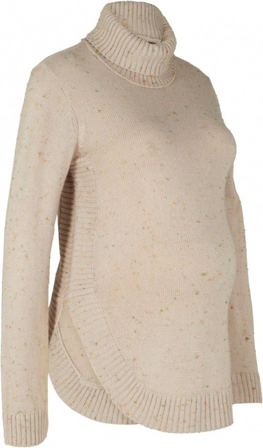 bonprix Zwangerschaps coltrui/voedingstrui met zijsplitten