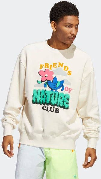 Adidas Friends Of Nature Club Crewneck Heren Sweatshirts