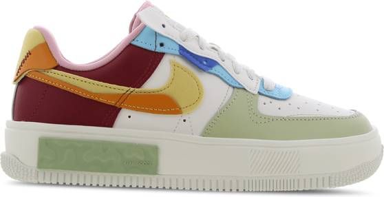 Nike Air Force 1 Fontanka Dames Schoenen Beige Leer, Synthetisch