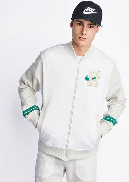 Nike Retro Track Top Heren Track Tops Beige 100% Katoen