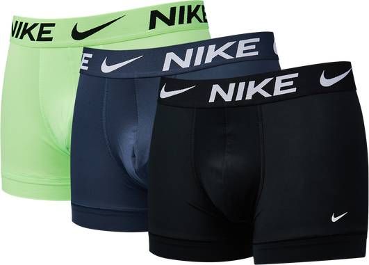 Nike Swoosh Boxer 3 Pack Unisex Ondergoed Yellow Poly(Polyester )