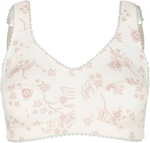 harmony Bh met hoog katoengehalte Wit/Roze